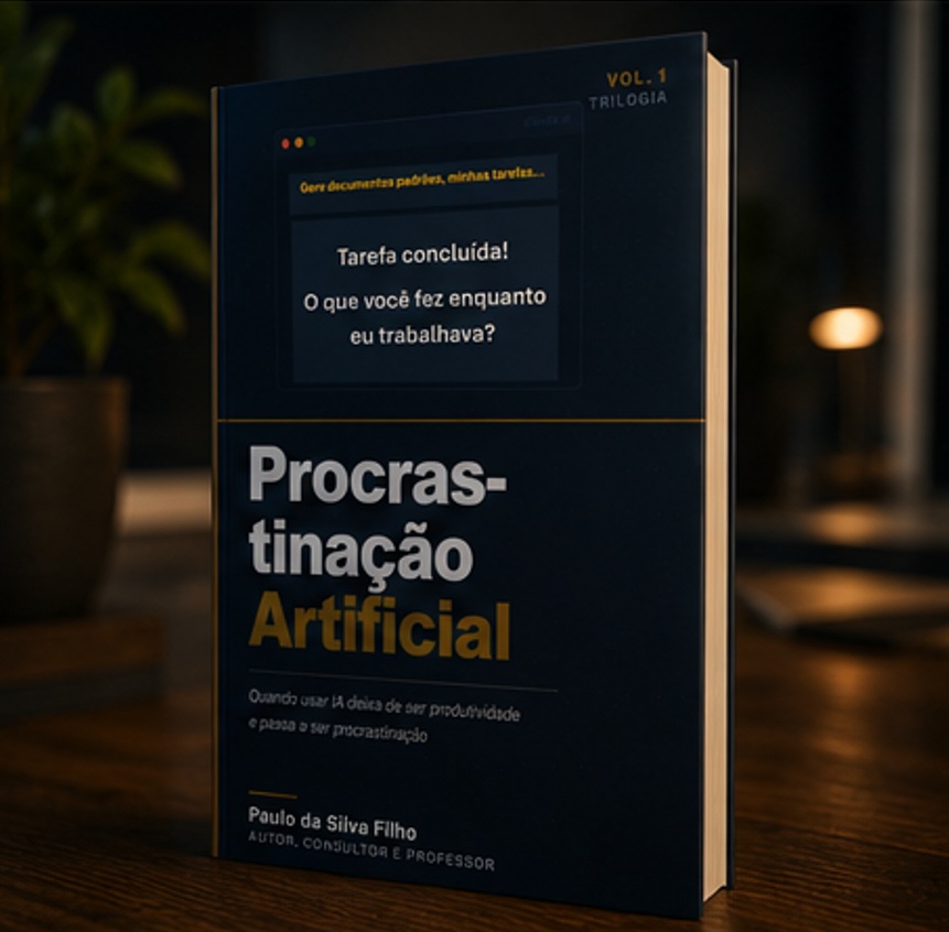 Capa do livro Procrastinação Artificial